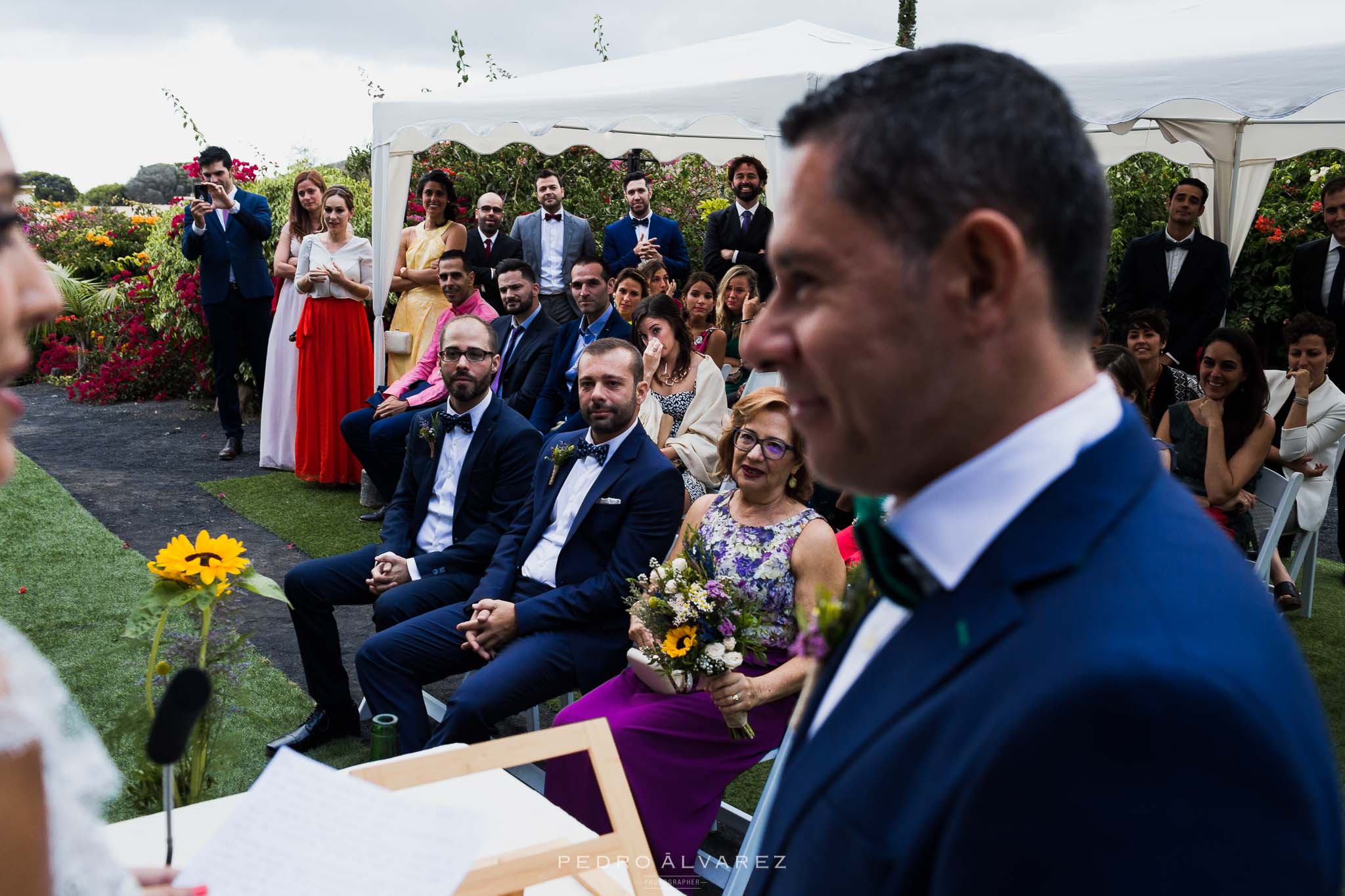 Ceremonia civil en las bodegas del Parrado