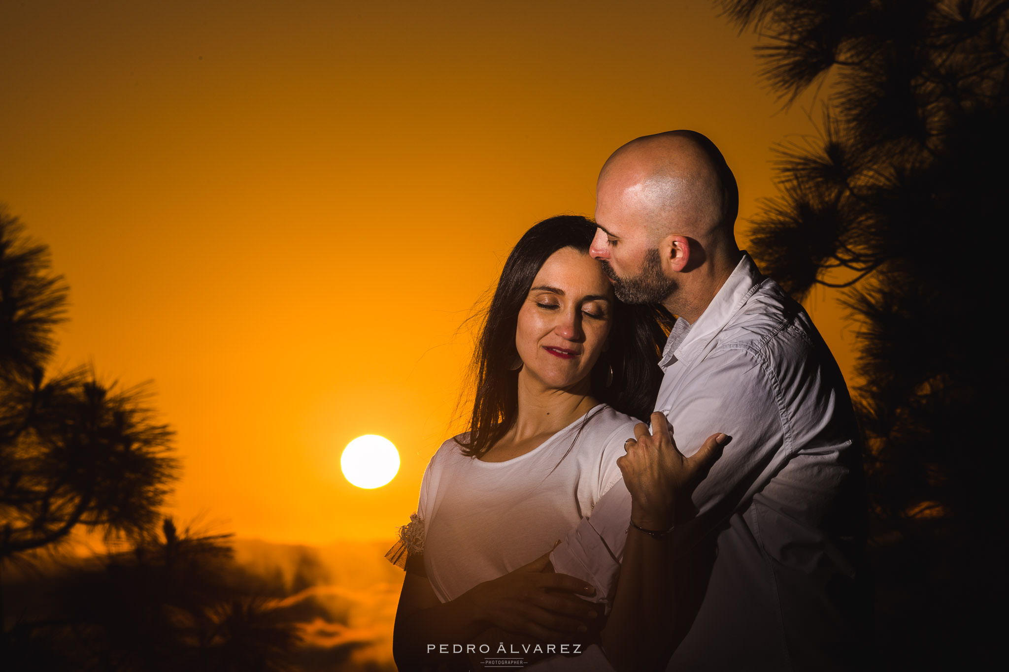 Fotografos de bodas en Gran Canaria puesta de sol