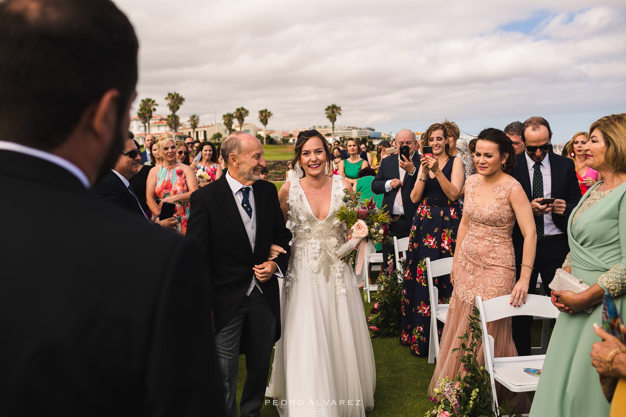 Fotografos de bodas Tenerife - boda en campo de golf