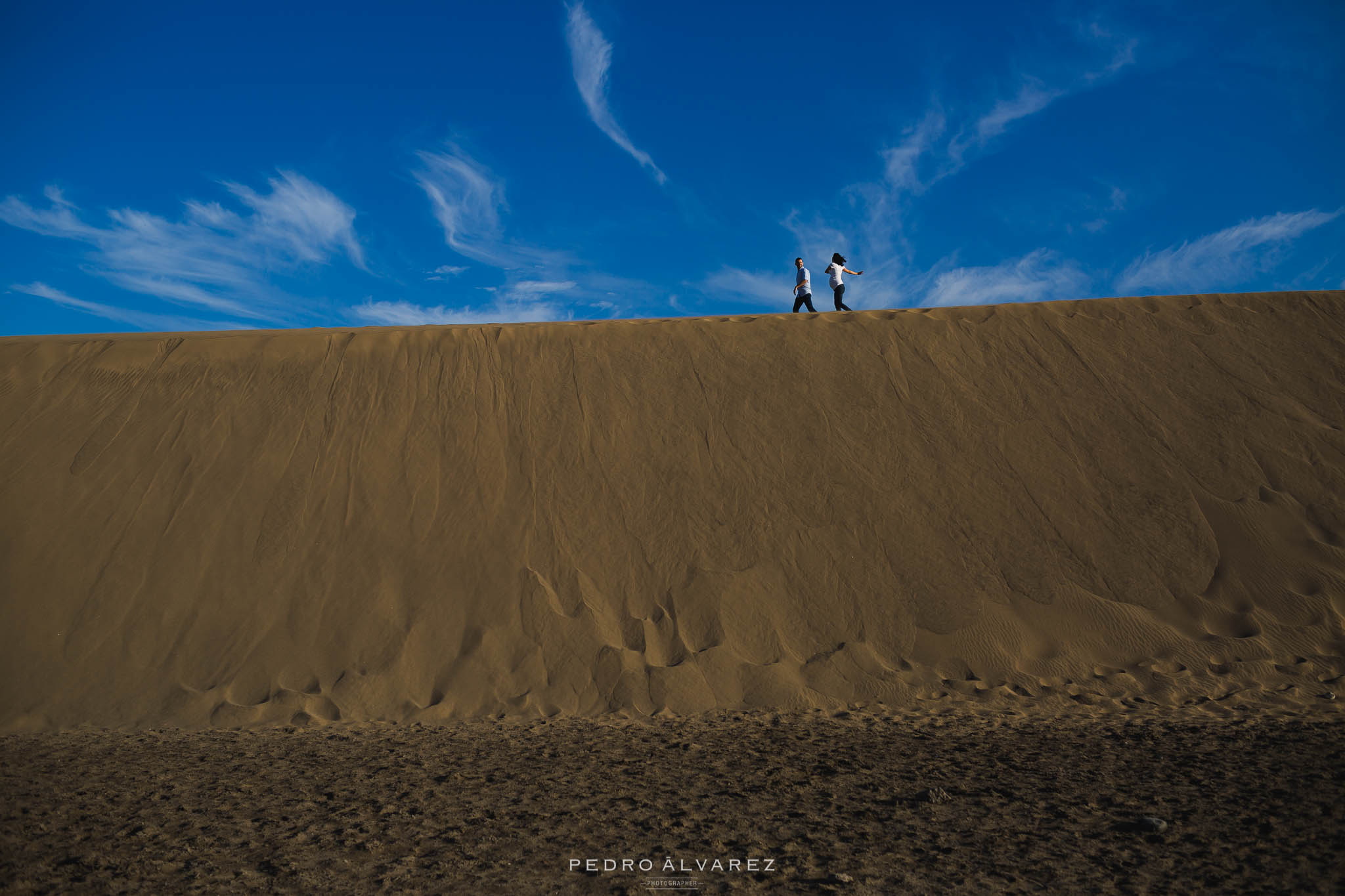 Fotos de embarazo en las Dunas de Maspalomas Gran Canaria