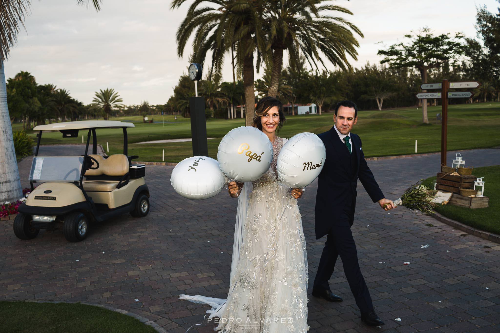 Campo de Golf de Maspalomas fotos de boda