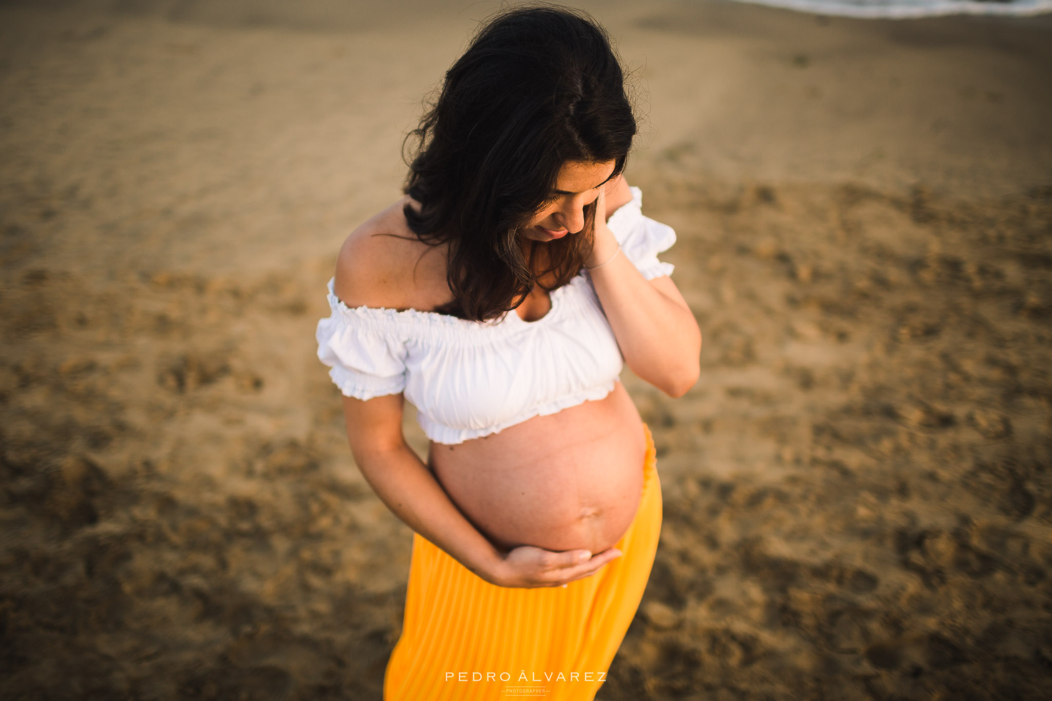 Fotos de maternidad embarazo en Gran Canaria 