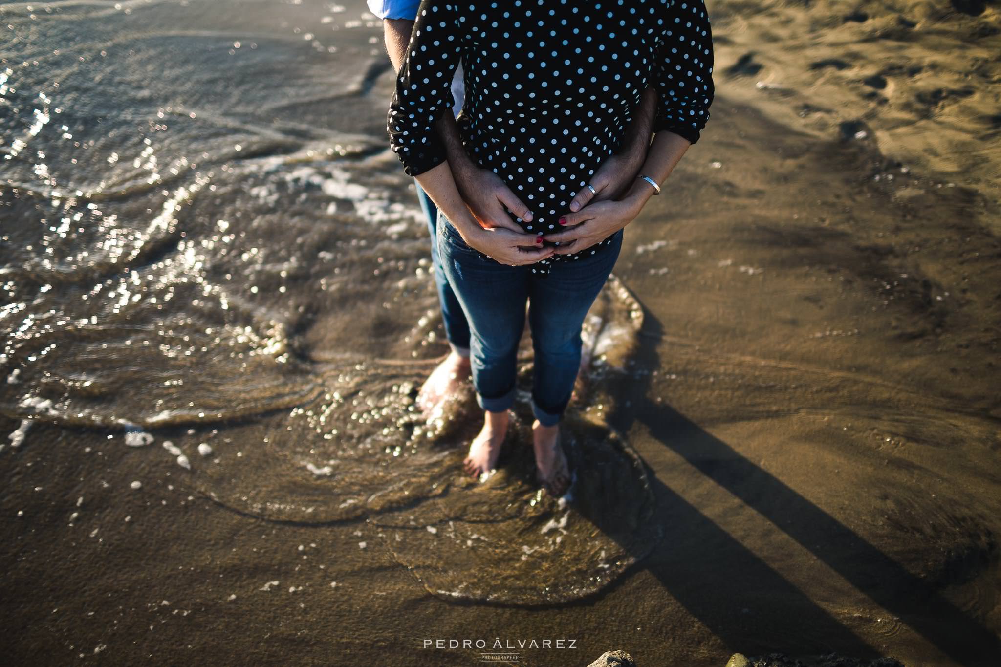Fotos de embarazo en la playa Gran Canaria