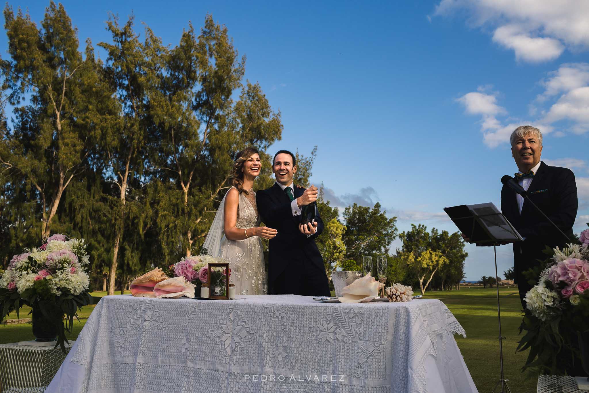 Fotógrafos de boda en el Campo de Golf de Maspalomas
