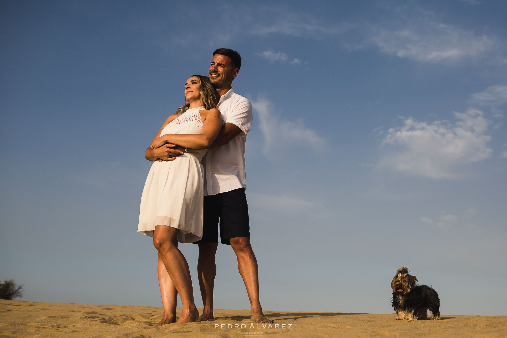 Sesión de fotos de mascotas y pre boda en Gran Canaria T & D