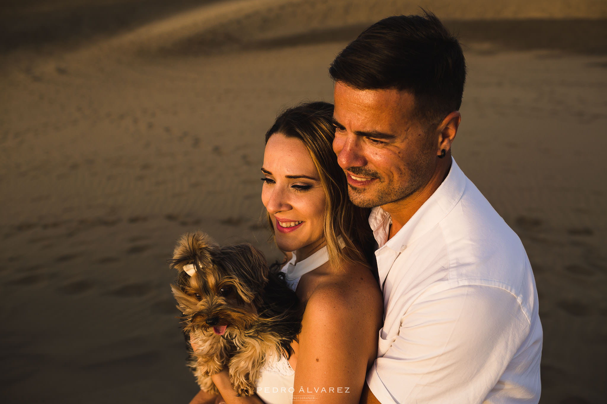 Sesión de fotos de mascotas y pre boda en Gran Canaria T & D