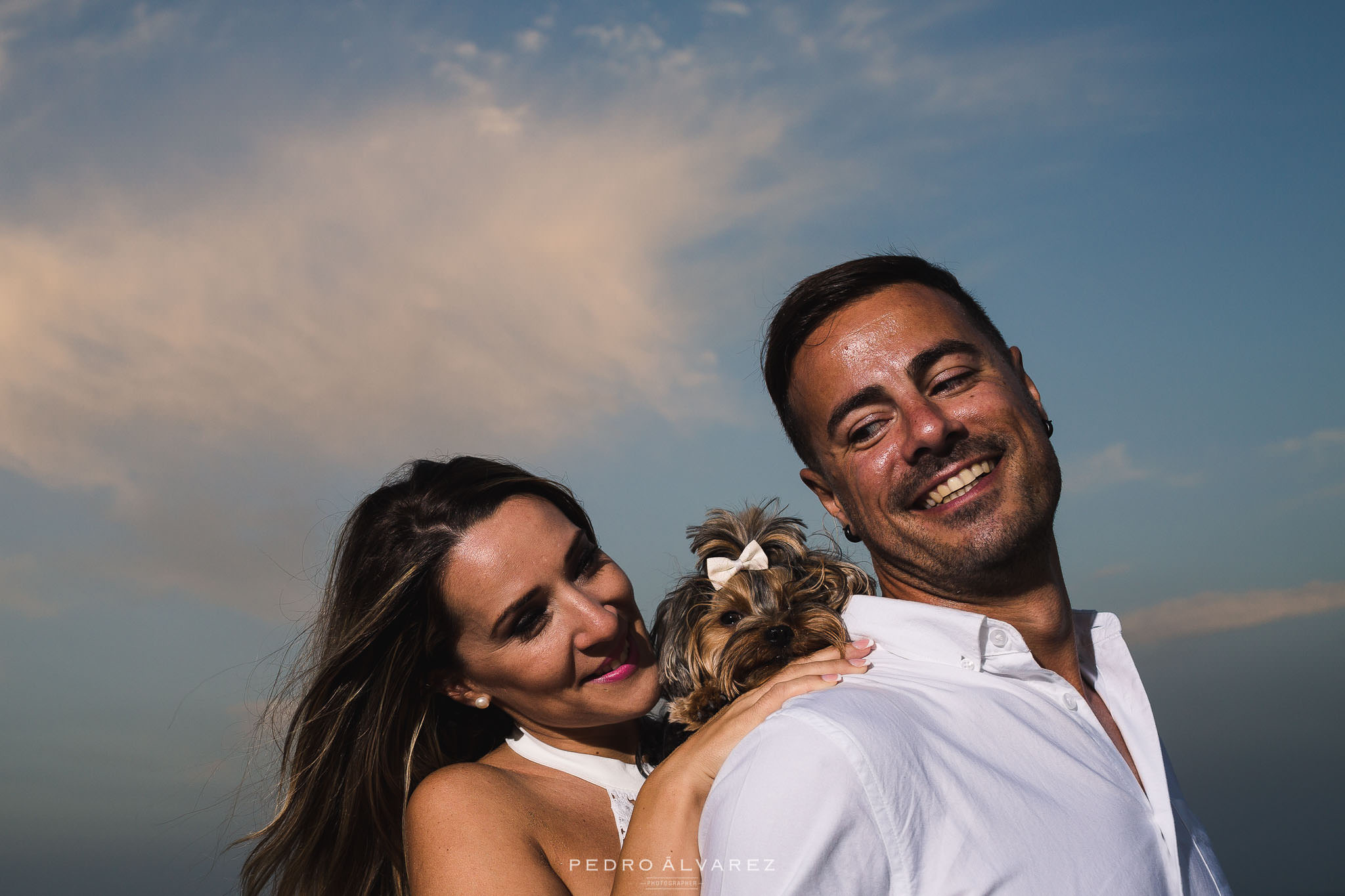 Sesión de fotos de mascotas y pre boda en Gran Canaria T & D