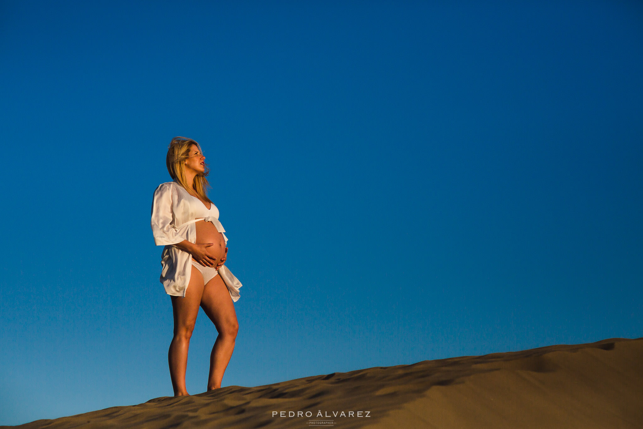 Fotógrafos de maternidad en las dunas de Maspalomas Canarias