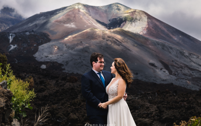 Volcán La Palma sesión de pre boda