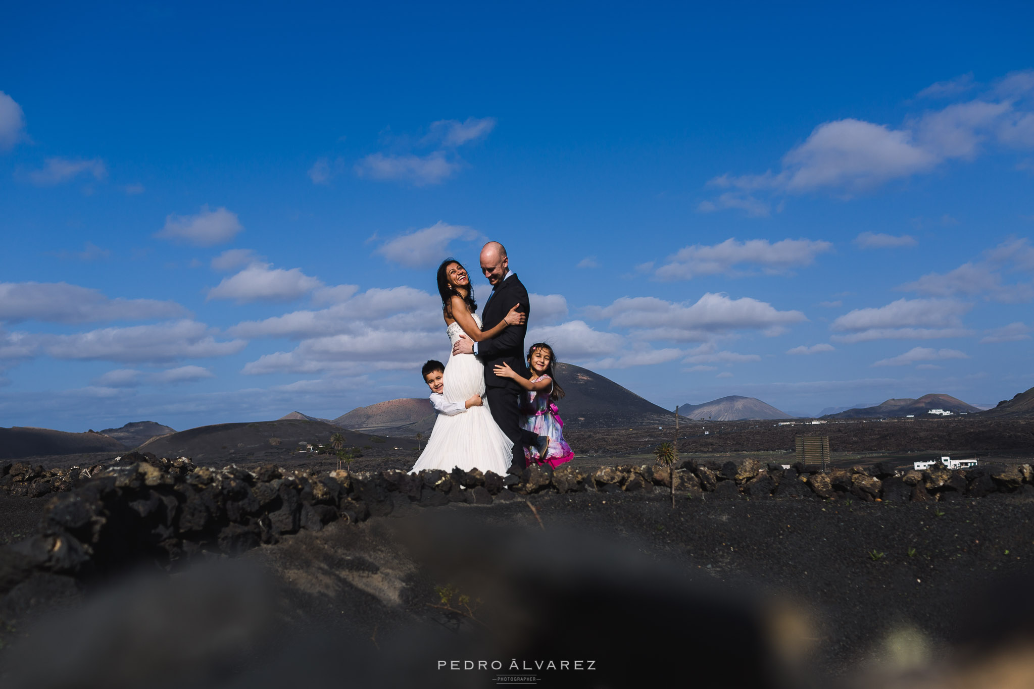 Sesión de fotos de familia y post boda en Lanzarote