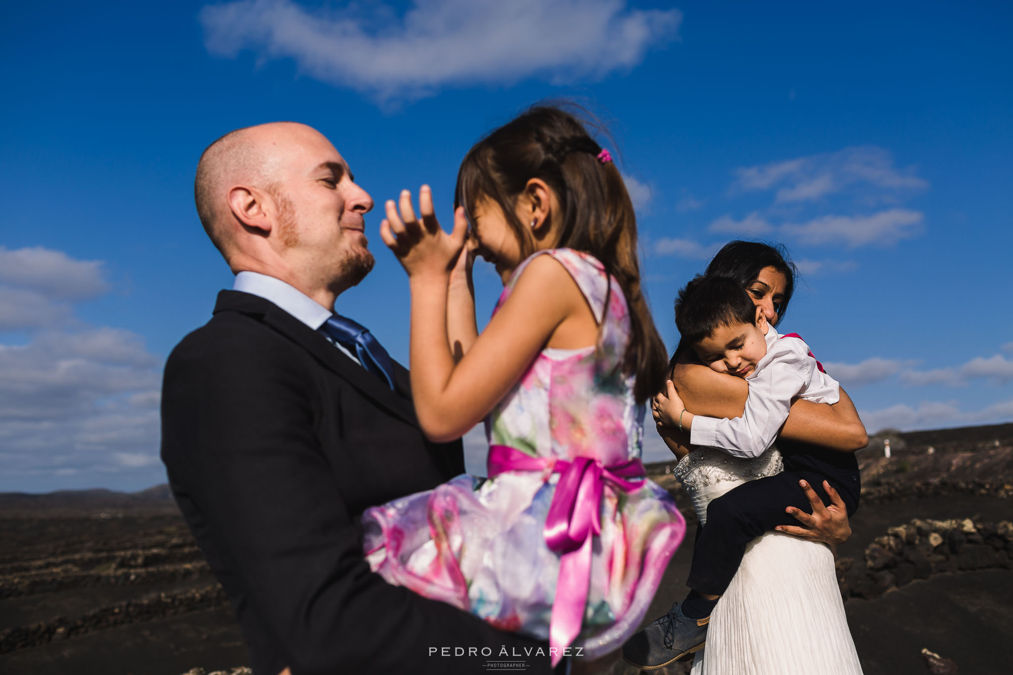 Sesión de fotos de familia y post boda en Lanzarote