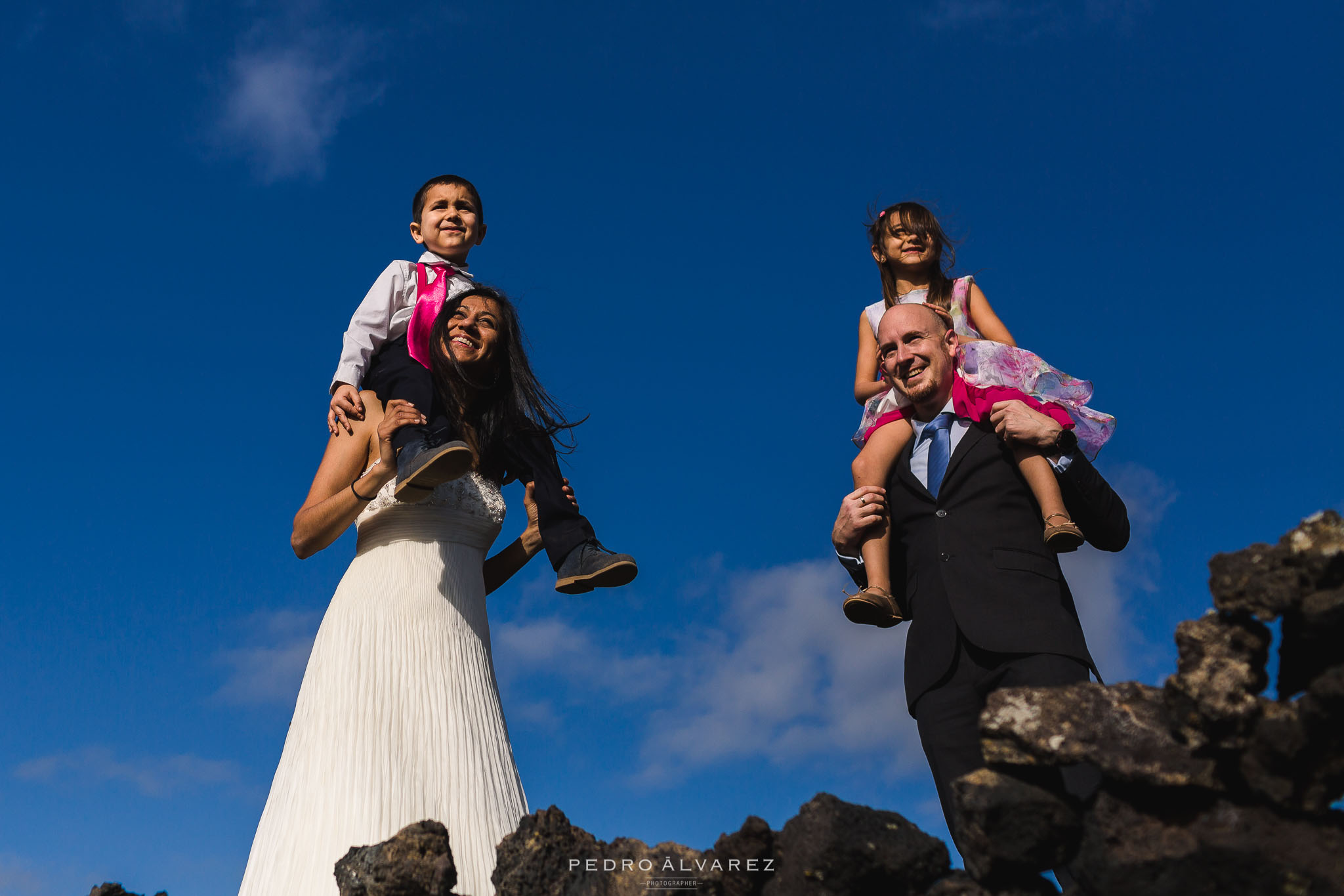 Sesión de fotos de familia y post boda en Lanzarote