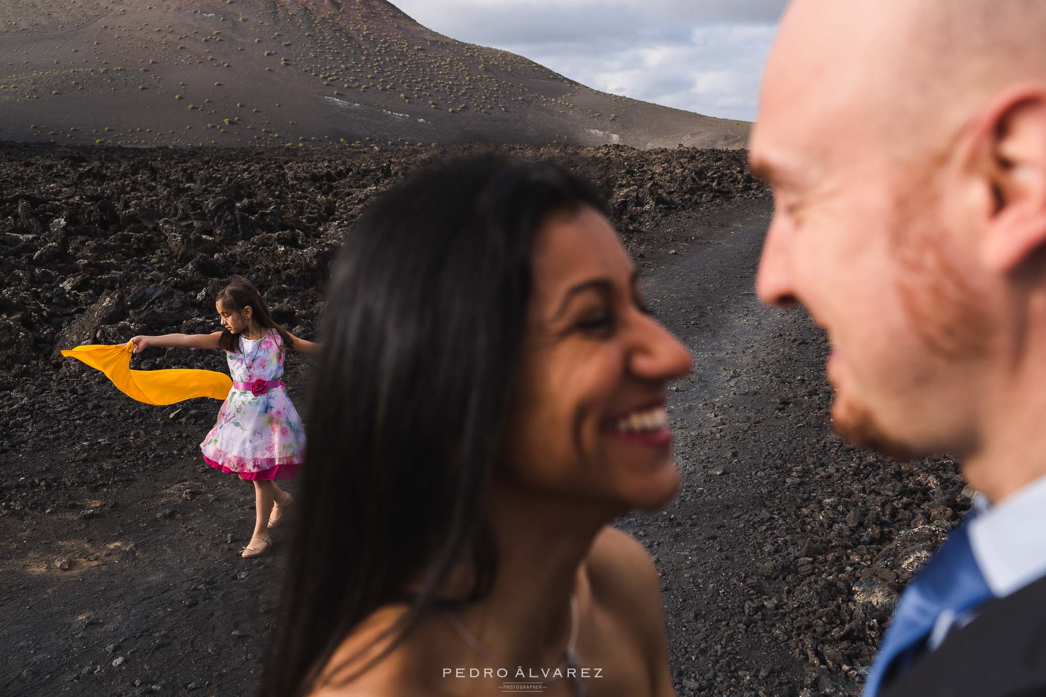 Sesión de fotos de familia y post boda en Lanzarote