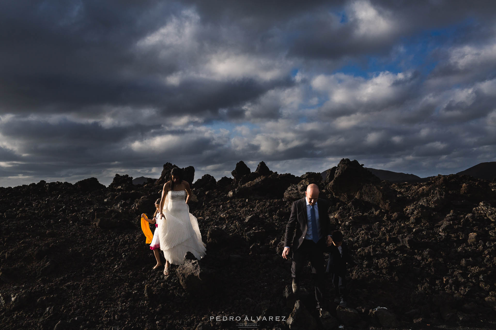 Sesión de fotos de familia y post boda en Lanzarote