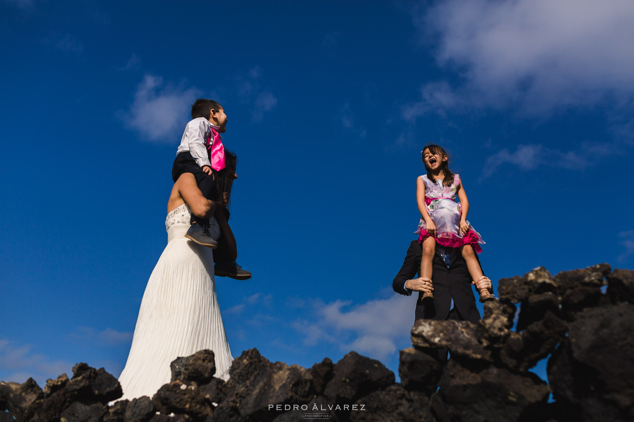 Sesión de fotos de familia y post boda en Lanzarote