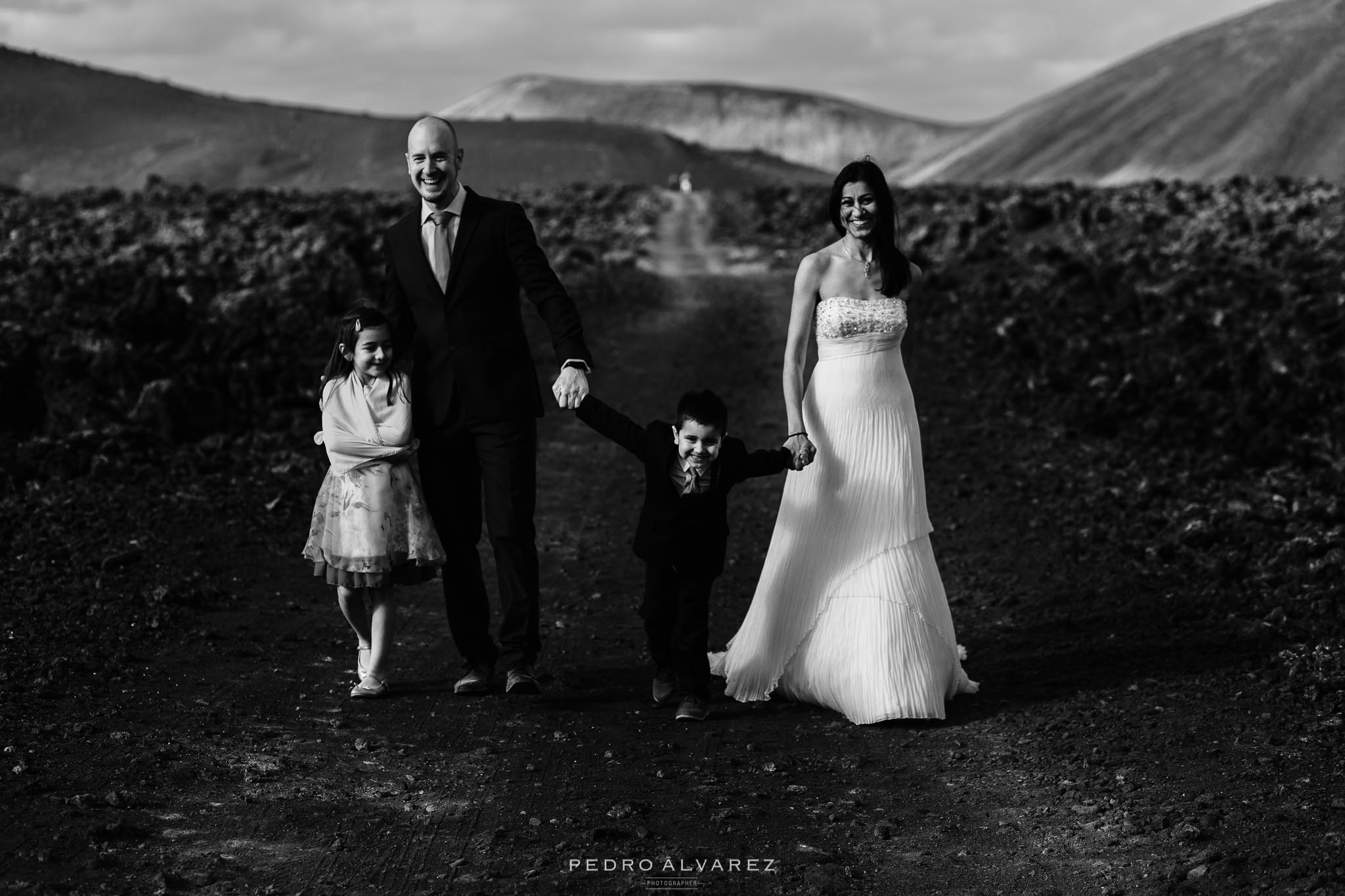 Sesión de fotos de familia y post boda en Lanzarote