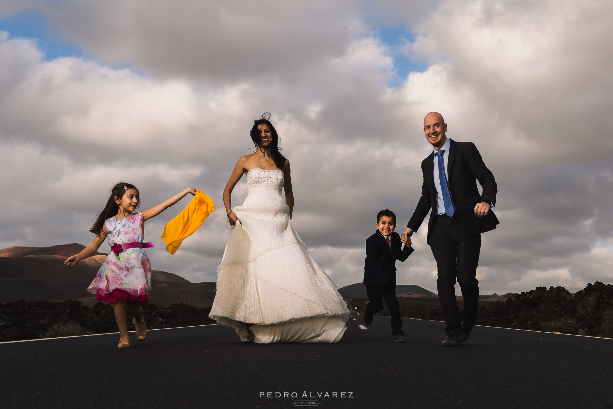 Sesión de fotos de familia y post boda en Lanzarote