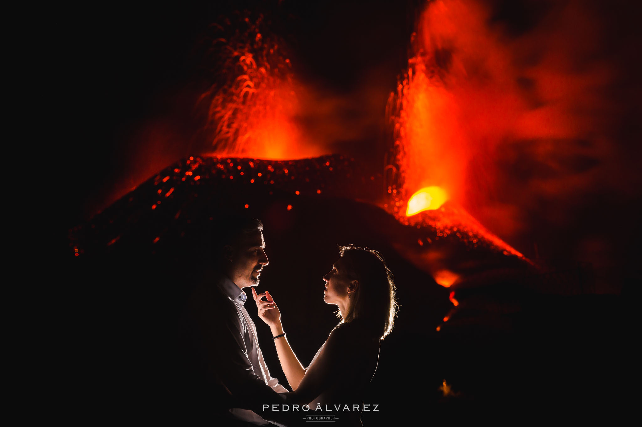 Volcán en La Palma Canarias