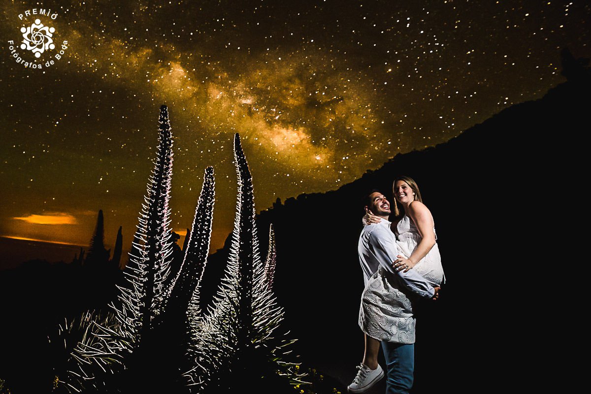 Fotógrafos de bodas en La Palma Vía Láctea 