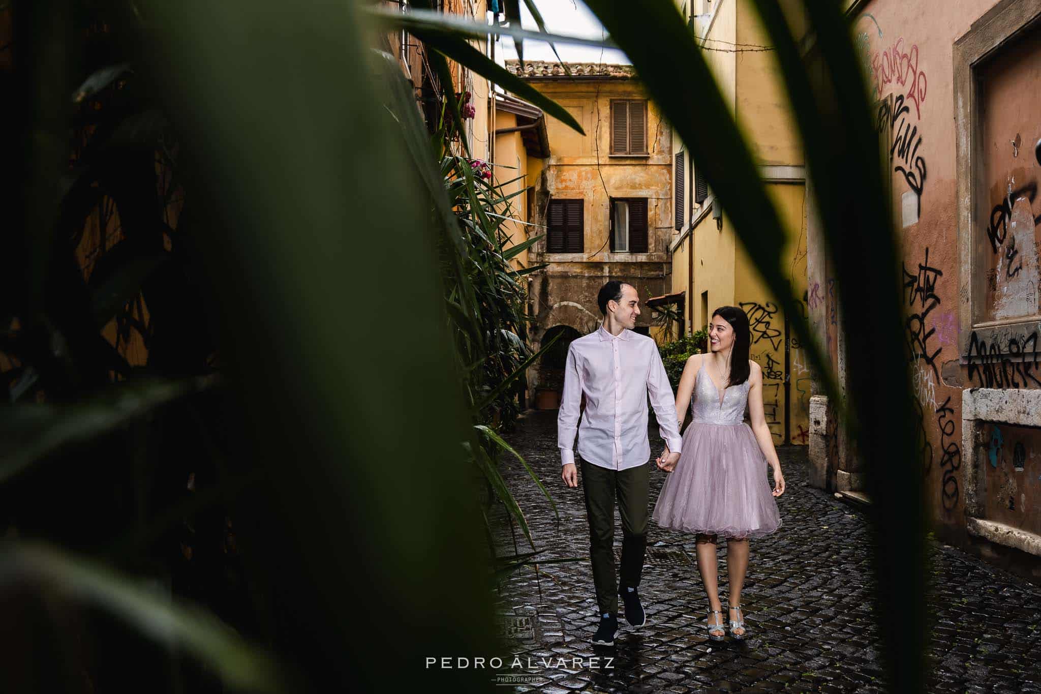 Pre boda en Roma