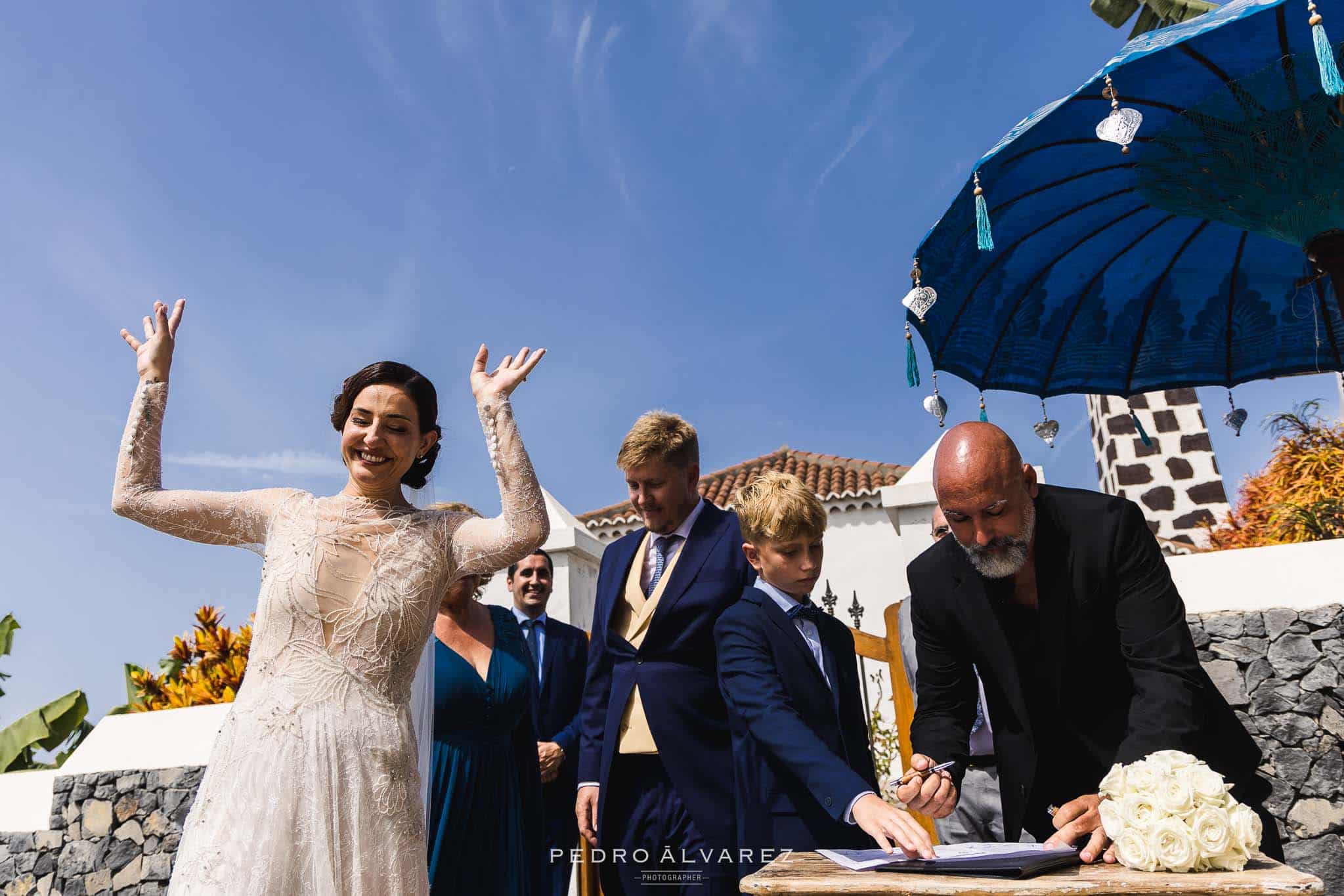Boda en Canarias