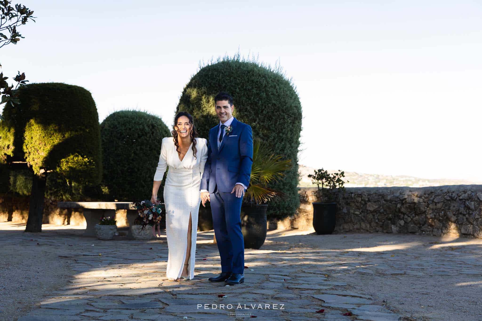Llegada de los novios a la Finca Najaraya Madrid para su boda
